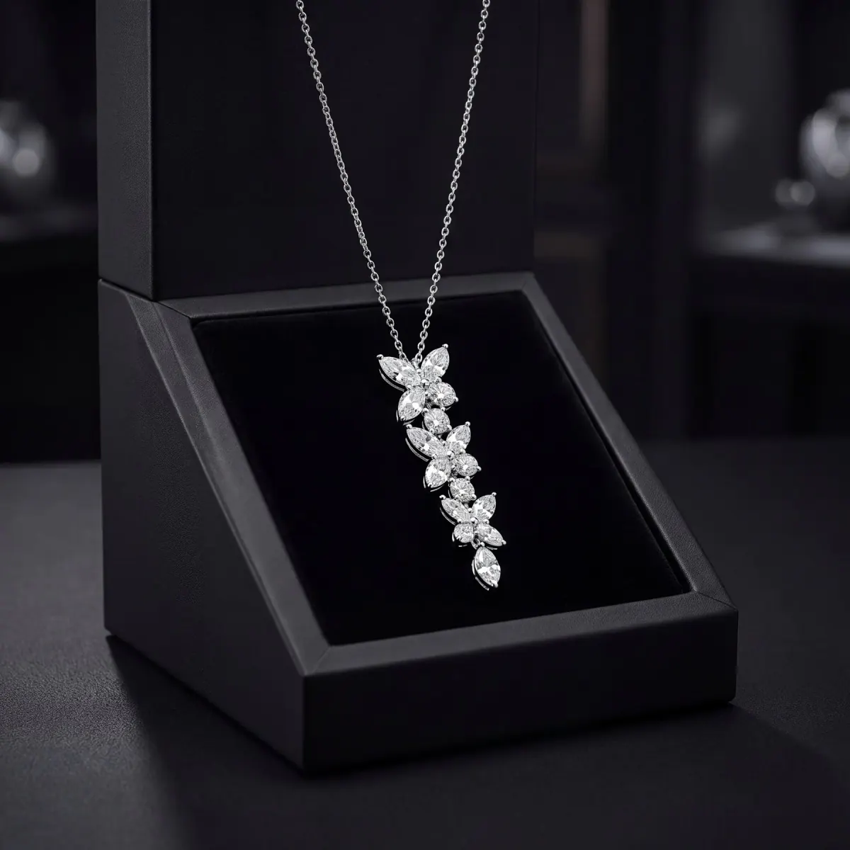 Custom laboratory-grown diamond necklace program
