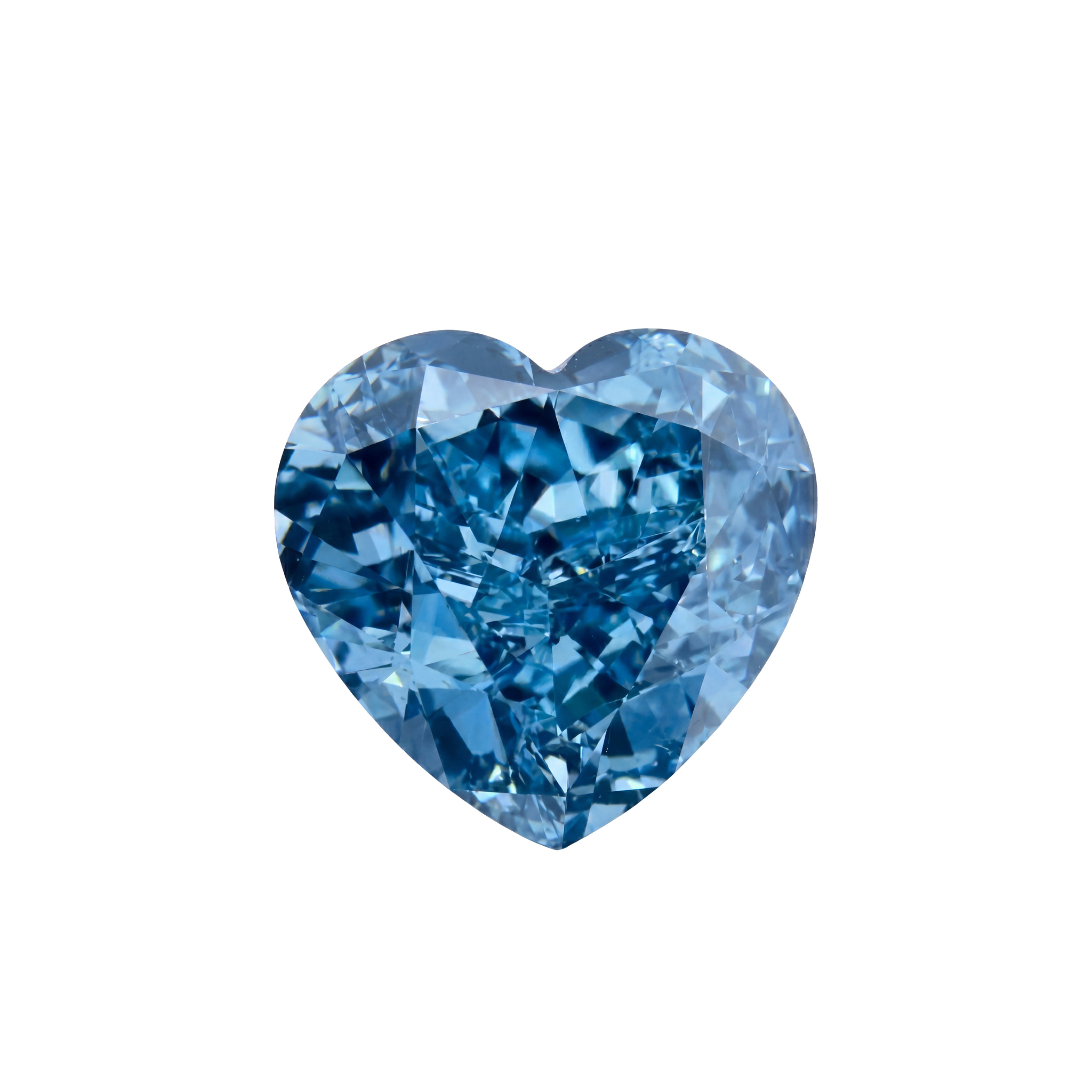 Blue heart shaped memorial diamond reference